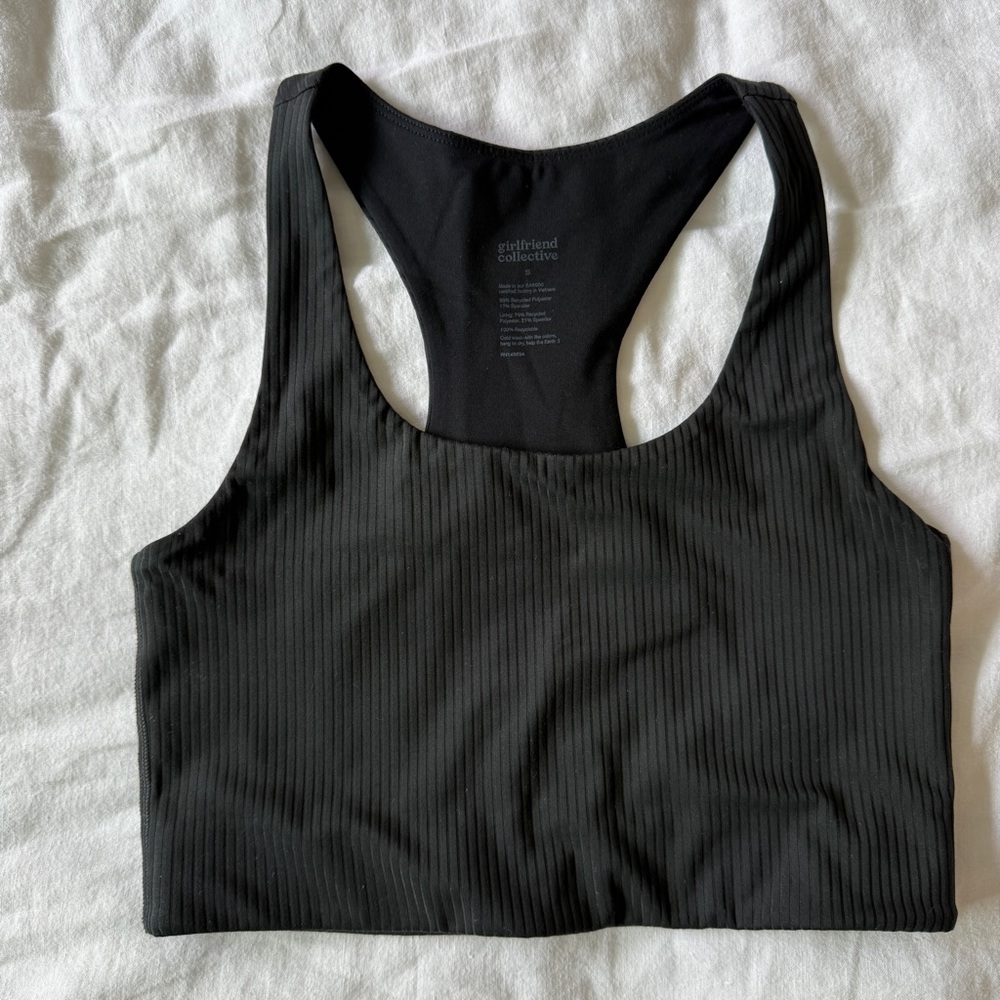 GIRLFRIEND COLLECTIVE Ribbed Racerback Sports Bra